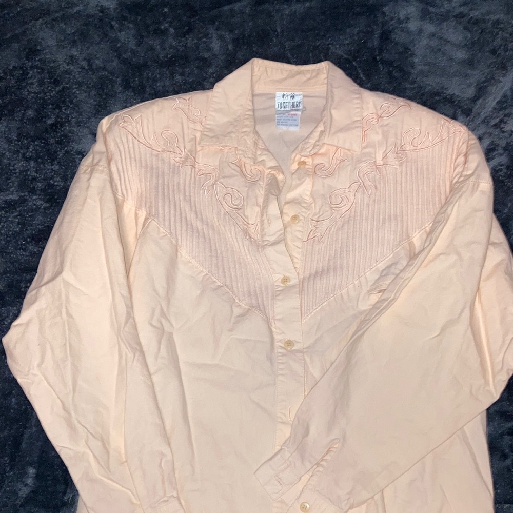 Together Pink Button Up